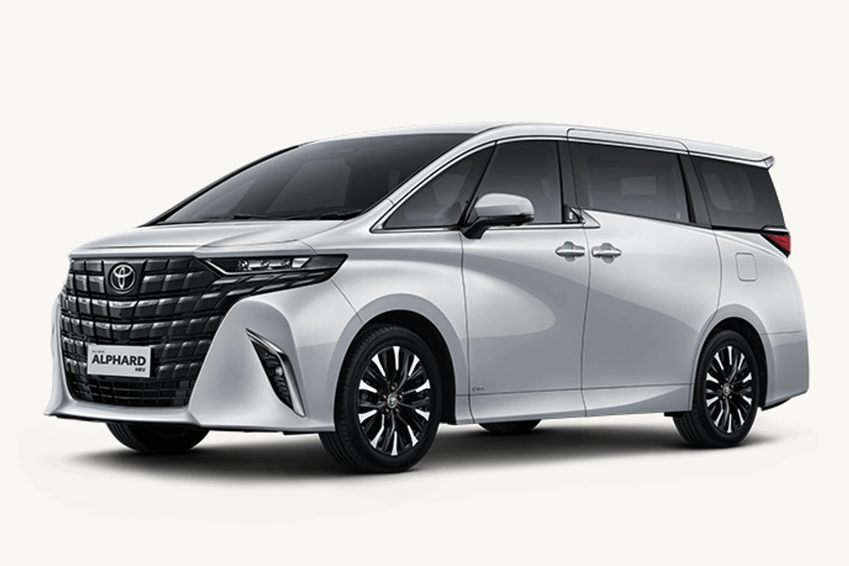 Official model illustration of Toyota Alphard