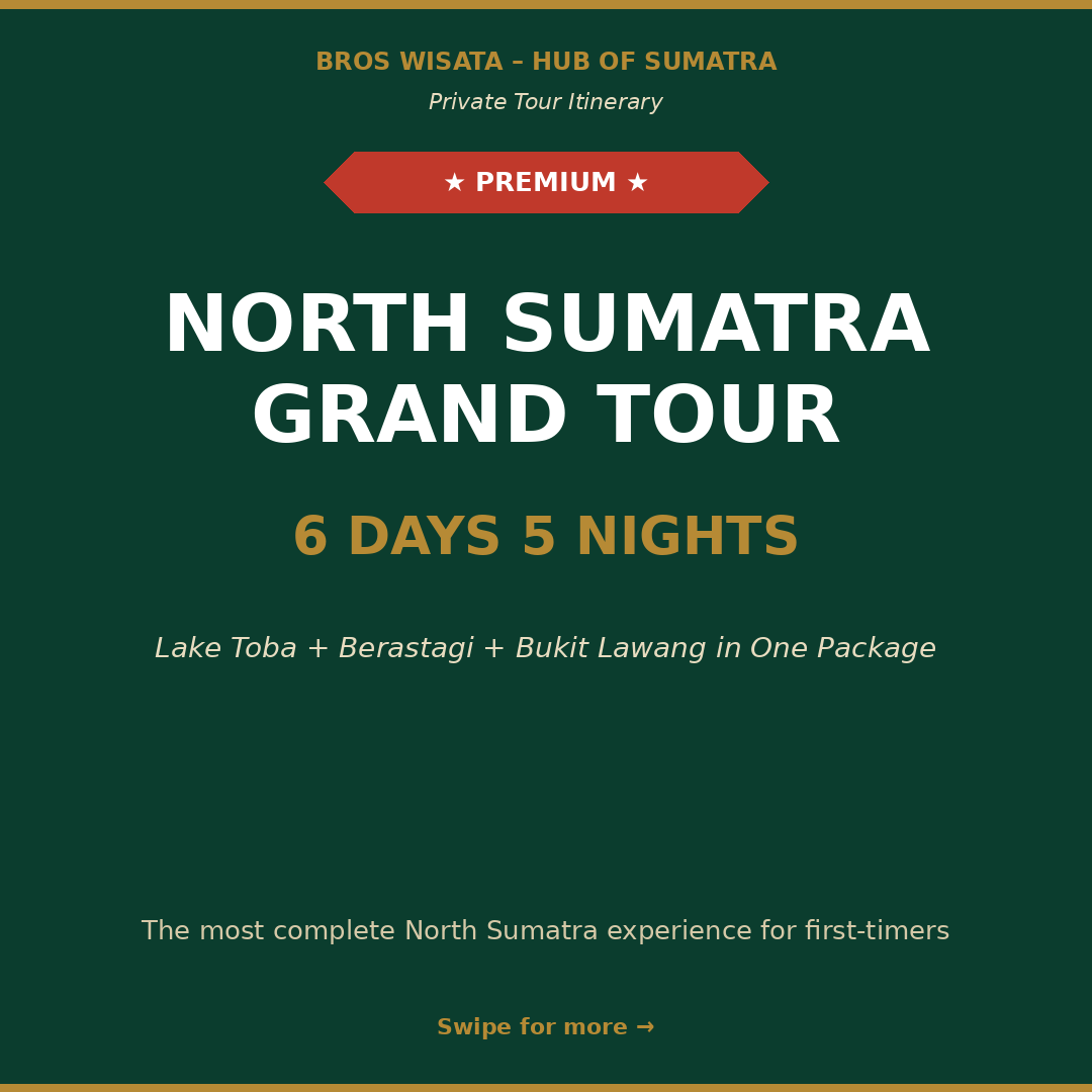 NORTH SUMATRA GRAND TOUR